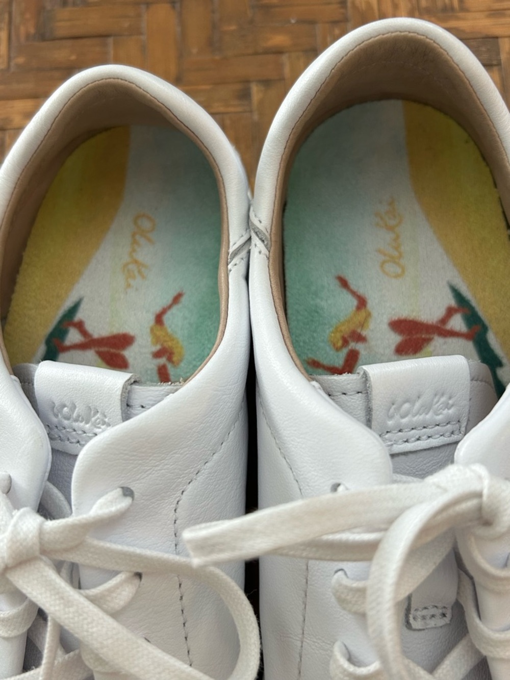 Olukai Pehuea Lil’lli Leather Low-Top Lace-Up Sneakers - Picture 4 of 12
